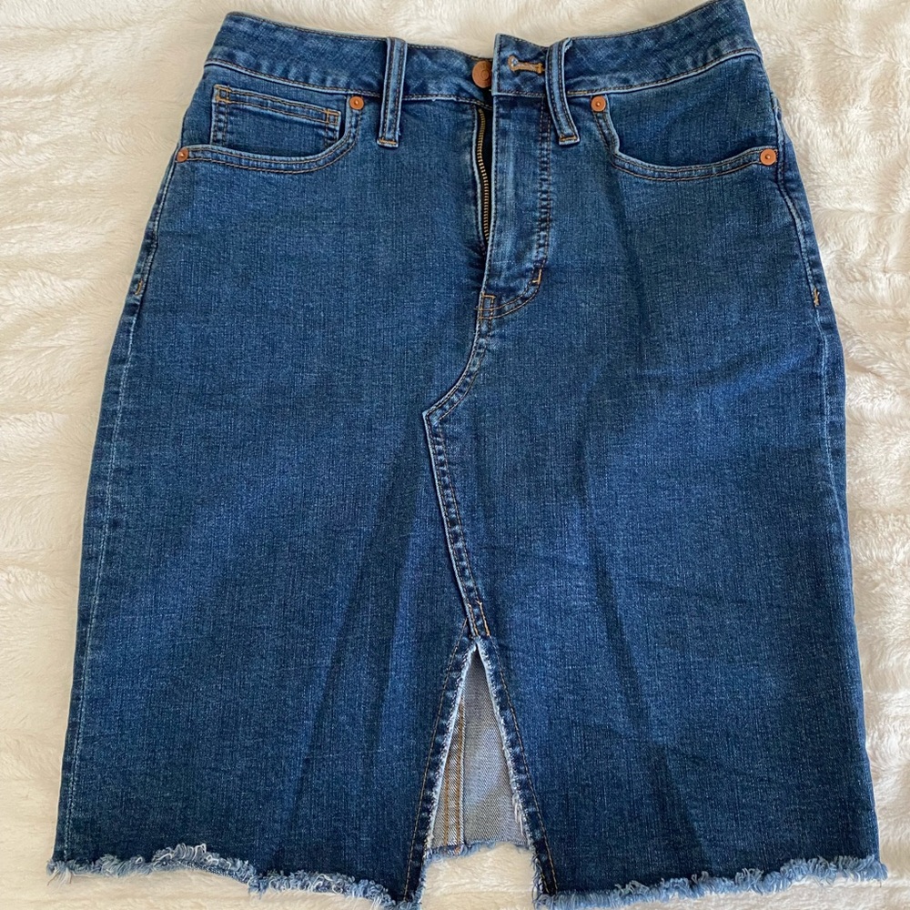 Madewell Jean skirt
